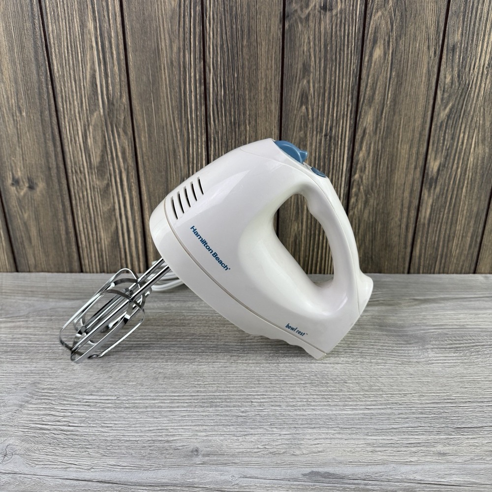 Hamilton Beach 62682RZ 6 Speed Hand Mixer Bowl Rest QuickBurst 250W Beaters